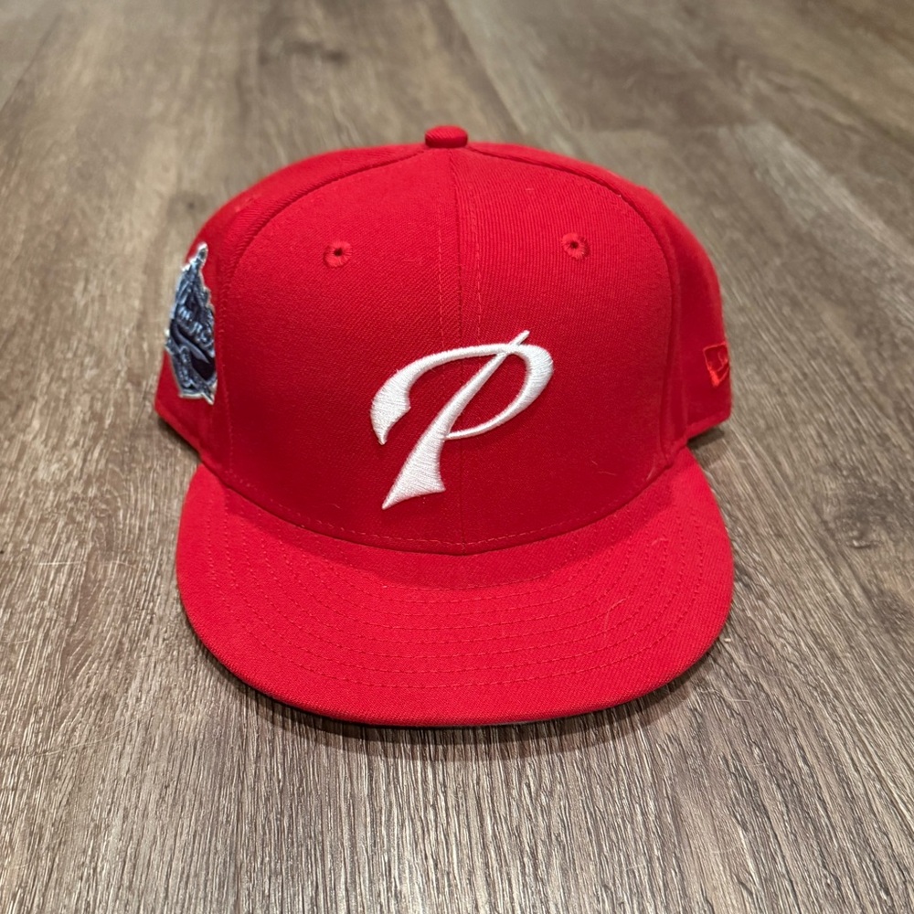 Hat Club New Era Padres Red “Icy Bottom” Fitted Hat w/ Stadium Patch 7 5/8